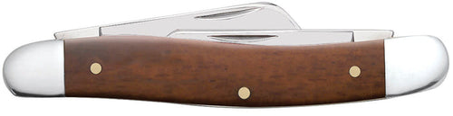 Case Smooth Chestnut Bone Medium Stockman