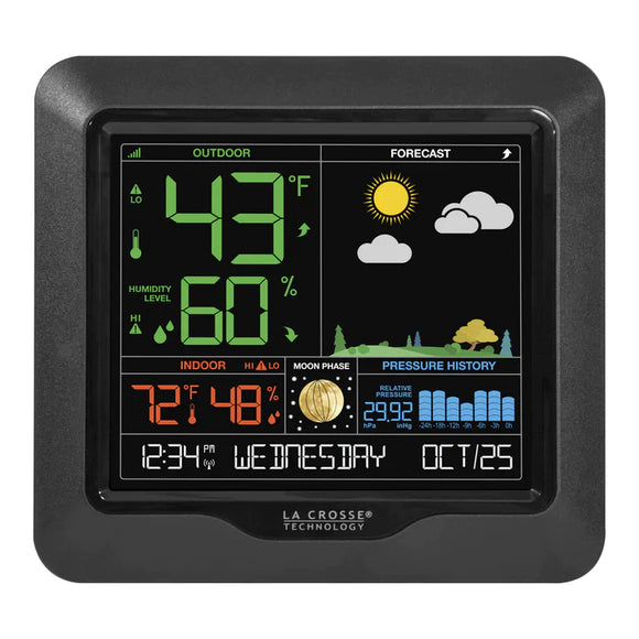 La Crosse Technology 308-1416-TBP Wireless Color Forecast Station