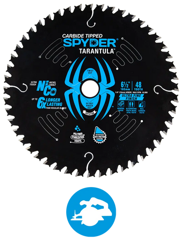 Spyder 6-1/2-In 48t Ultra Fine Finish Saw Blade